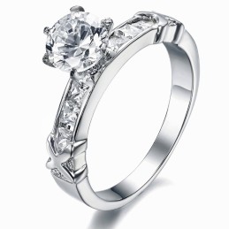 Anello Da Donna In Titanio Con Strass, Qualità E Quantità Garantite
