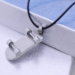 Collana Con Ciondolo In Titanio Con Bibbia Dello Snowboard, Regalo Di Moda