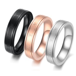 Anello Da Donna In Titanio Nero Di Qualità Affidabile