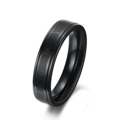 Anello Da Donna In Titanio Nero Di Qualità Affidabile