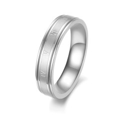 Anello Da Donna In Titanio Nero Di Qualità Affidabile