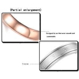 Anello Da Donna In Titanio Nero Di Qualità Affidabile