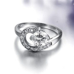 Anello Da Donna In Titanio Di Alta Qualità Con Strass