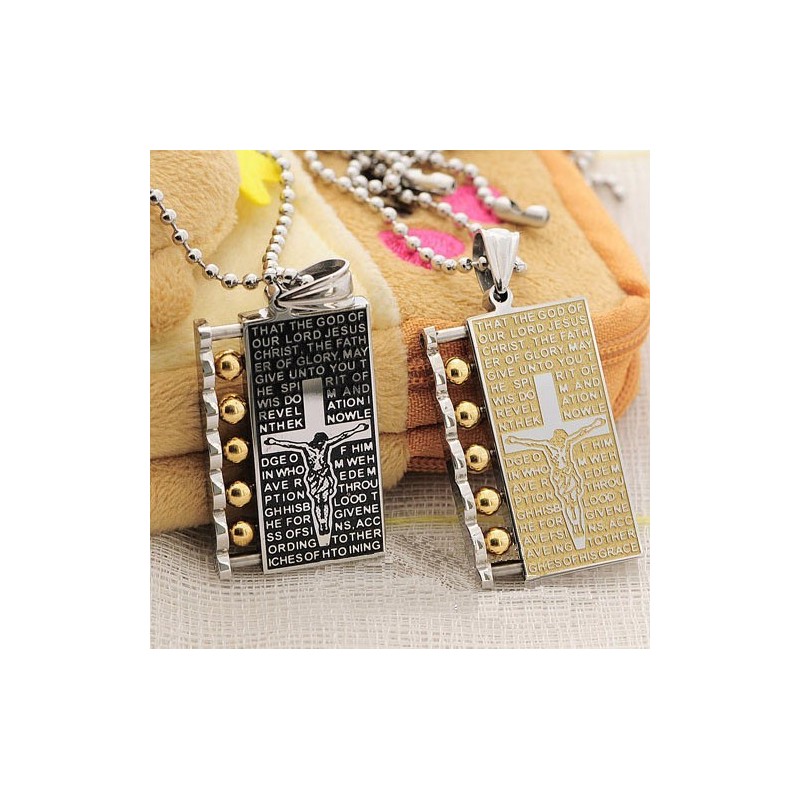 Collana Con Ciondolo In Titanio "Blessing Sweetheart Lovers" Collana Con Ciondolo In Titanio "Blessing Sweetheart Lovers"
