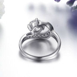 Anello Da Donna In Titanio Di Alta Qualità Con Strass