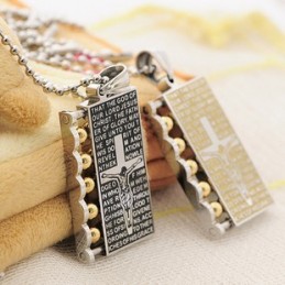 Collana Con Ciondolo In Titanio "Blessing Sweetheart Lovers"