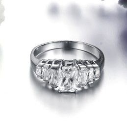 Anello Da Donna In Titanio Di Qualità Stabile Con Strass