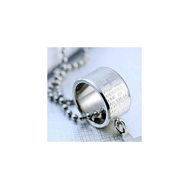 Anello Regalo Di Moda E Ciondolo A Forma Di Croce In Titanio Anello Regalo Di Moda E Ciondolo A Forma Di Croce In Titanio