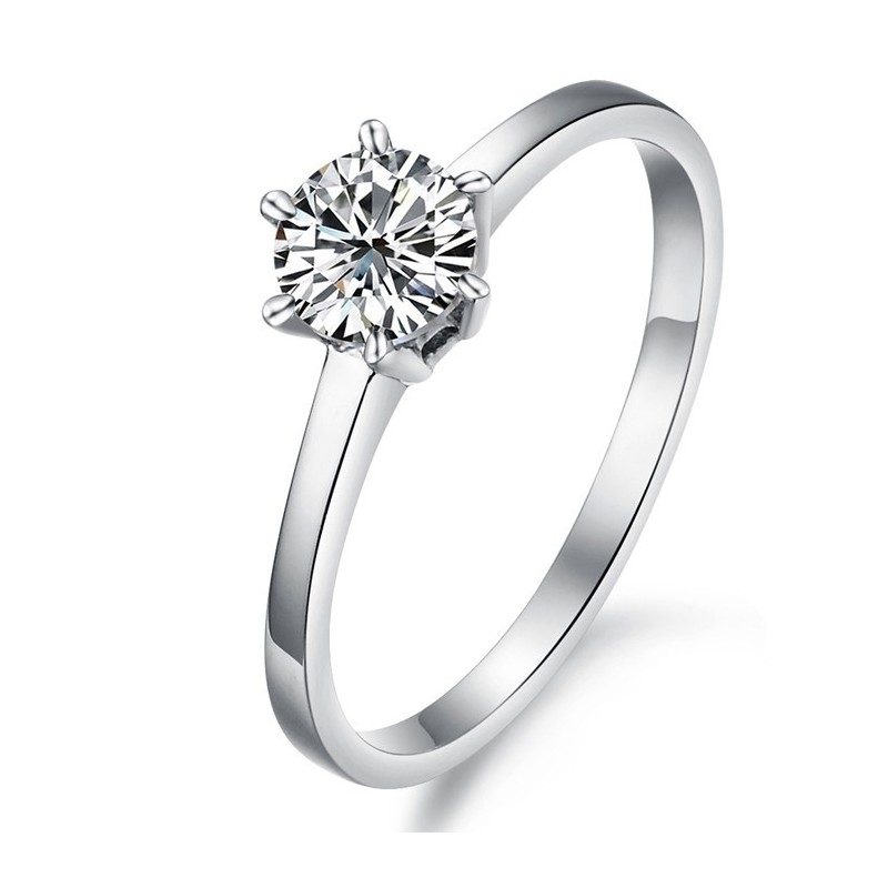 Completo Nelle Specifiche Anello In Titanio Da Donna Con Strass Completo Nelle Specifiche Anello In Titanio Da Donna Con Strass