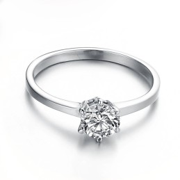 Completo Nelle Specifiche Anello In Titanio Da Donna Con Strass