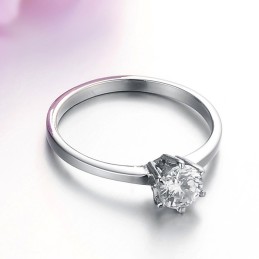 Completo Nelle Specifiche Anello In Titanio Da Donna Con Strass