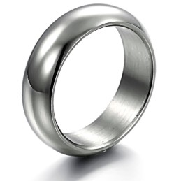 Anello Maschile In Titanio Di Alta Qualità