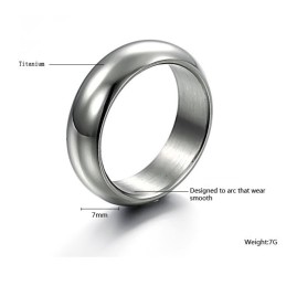 Anello Maschile In Titanio Di Alta Qualità