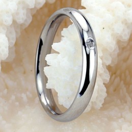 Anello Da Donna In Titanio Di Qualità Affidabile Con Strass