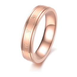 Anello In Titanio A Forma Di Rosa Da Donna, Venduto Bene In Tutto Il Mondo