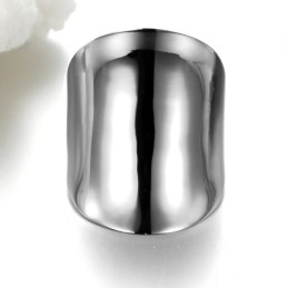 Anello In Titanio Semplice Ed Esagerato Di Eccellente Qualità