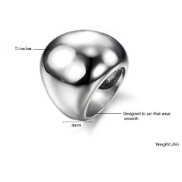 Ampie Varietà Esagerano L'Anello In Titanio