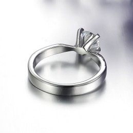 Anello Da Donna In Titanio Con Strass E Prestazioni Affidabili