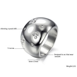 Anello In Titanio Esagerato Queen Of Quality