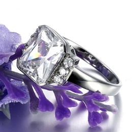 Noto Per Il Suo Anello Femminile In Titanio Di Alta Qualità Con Strass