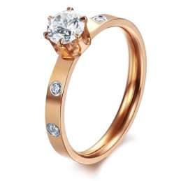 Anello Da Donna In Titanio Con Strass, Qualità E Quantità Garantite