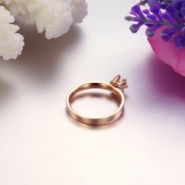 Anello Da Donna In Titanio Con Strass, Qualità E Quantità Garantite
