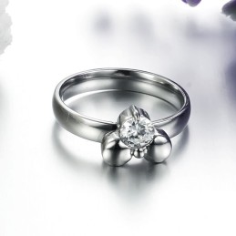 Noto Per Il Suo Anello Femminile In Titanio Di Alta Qualità Con Strass