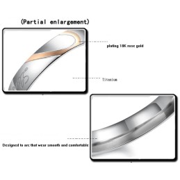 Anello In Titanio A Forma Di Cuore Di Qualità Affidabile Per Gli Innamorati