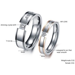 Noto Per Il Suo Anello In Titanio Di Alta Qualità Per Gli Innamorati