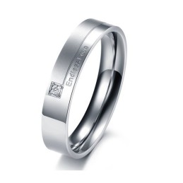 Anello In Titanio "Amore Infinito" Con Qualità E Quantità Assicurate Per Gli Innamorati