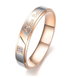 Anello In Titanio Con Prestazioni Affidabili Per Gli Amanti