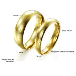 Anello In Titanio Per Amanti, Venduto Bene In Tutto Il Mondo
