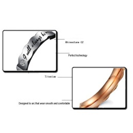 Anello In Titanio Con Reputazione Affidabile Per Gli Amanti Con Strass