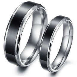 Anello Retrò In Titanio Di Fama Mondiale Per Gli Innamorati