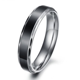 Anello Retrò In Titanio Di Fama Mondiale Per Gli Innamorati