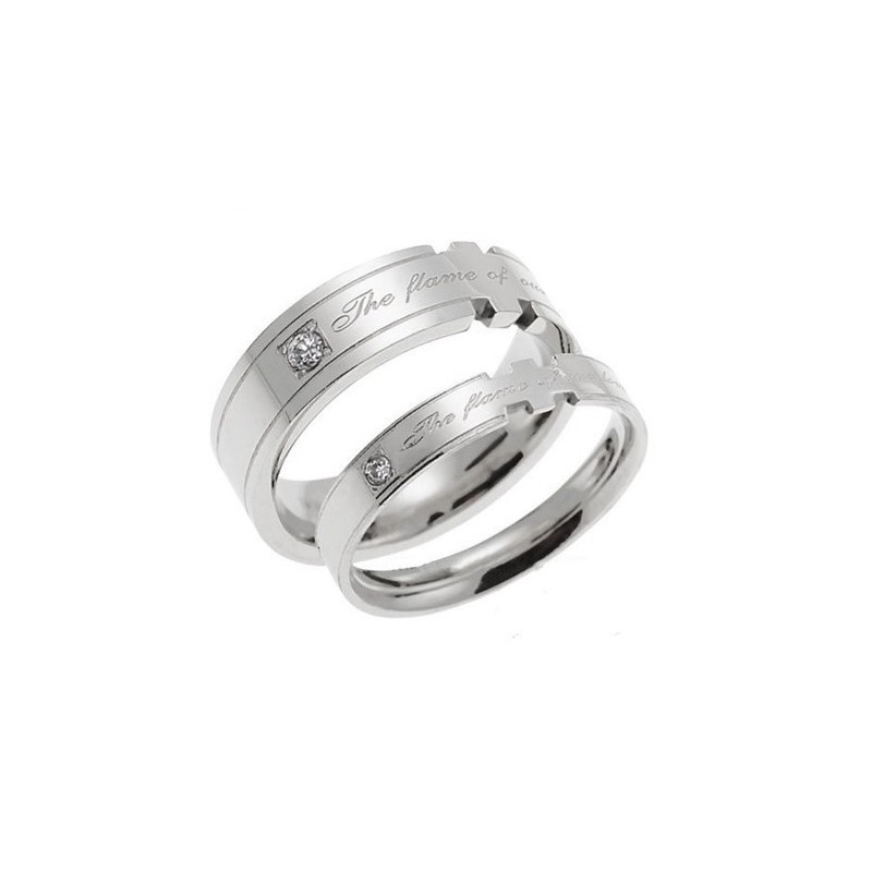 Anello In Titanio Di Qualità Stabile Per Gli Amanti Anello In Titanio Di Qualità Stabile Per Gli Amanti