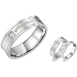 Anello In Titanio Di Qualità Stabile Per Gli Amanti