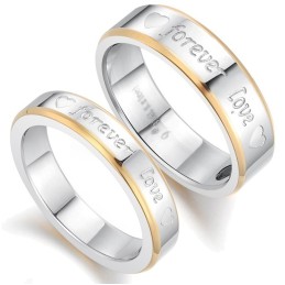 Anello In Titanio Alla Moda, Qualità E Quantità Garantite Per Gli Amanti