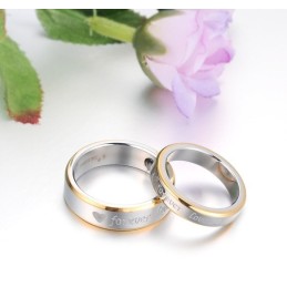 Anello In Titanio Alla Moda, Qualità E Quantità Garantite Per Gli Amanti