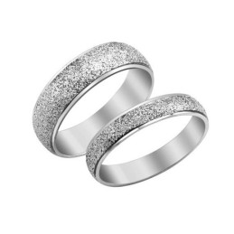 Anello In Titanio Scrub Di Qualità Stabile Per Gli Amanti