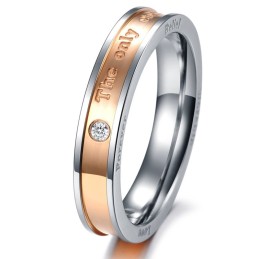 Anello In Titanio Con Qualità E Quantità Assicurate Per Gli Amanti