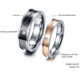 Anello In Titanio Con Qualità E Quantità Assicurate Per Gli Amanti