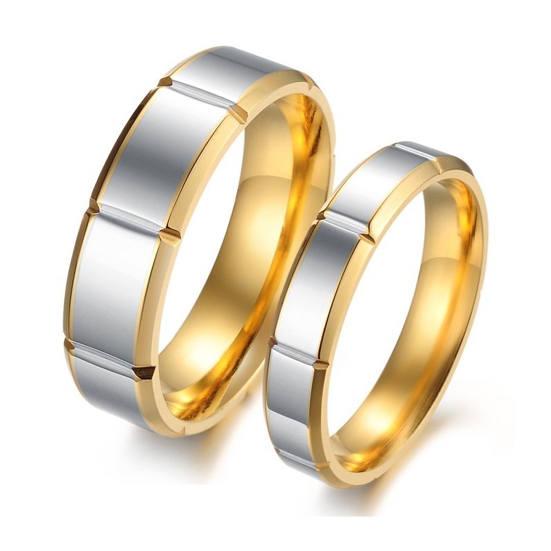 Anello In Titanio Di Qualità Stabile E Alla Moda Per Gli Amanti