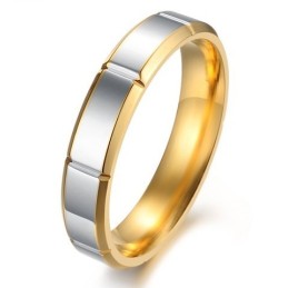 Anello In Titanio Di Qualità Stabile E Alla Moda Per Gli Amanti