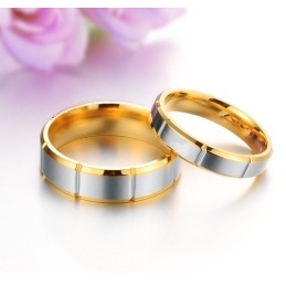 Anello In Titanio Di Qualità Stabile E Alla Moda Per Gli Amanti