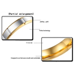 Anello In Titanio Di Qualità Stabile E Alla Moda Per Gli Amanti