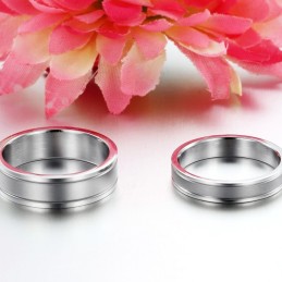 Anello In Titanio Semplice E Di Qualità Stabile Per Gli Amanti