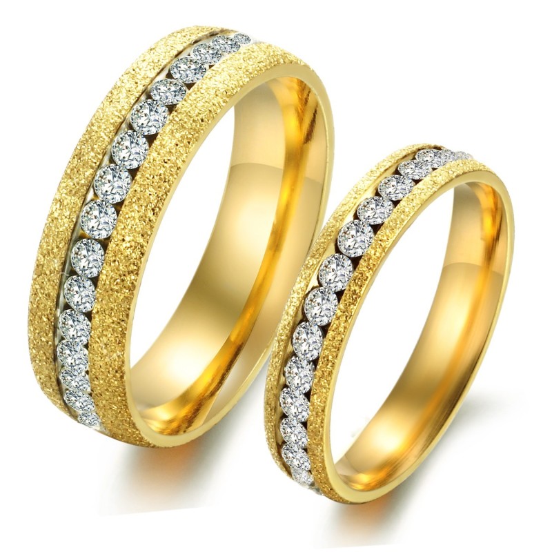 Anello In Titanio Con Sabbia Di Perle Di Qualità Stabile Per Gli Amanti Anello In Titanio Con Sabbia Di Perle Di Qualità Stabile Per Gli Amanti