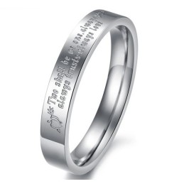Anello In Titanio Di Qualità Affidabile Per Gli Amanti