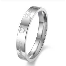 Anello In Titanio "Loveheart" Dalle Prestazioni Affidabili Per Gli Innamorati